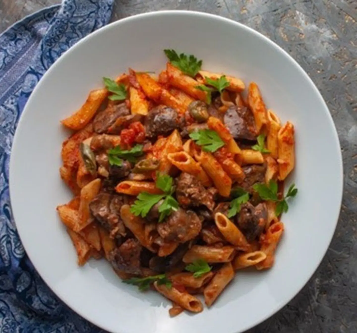 Liver Pasta