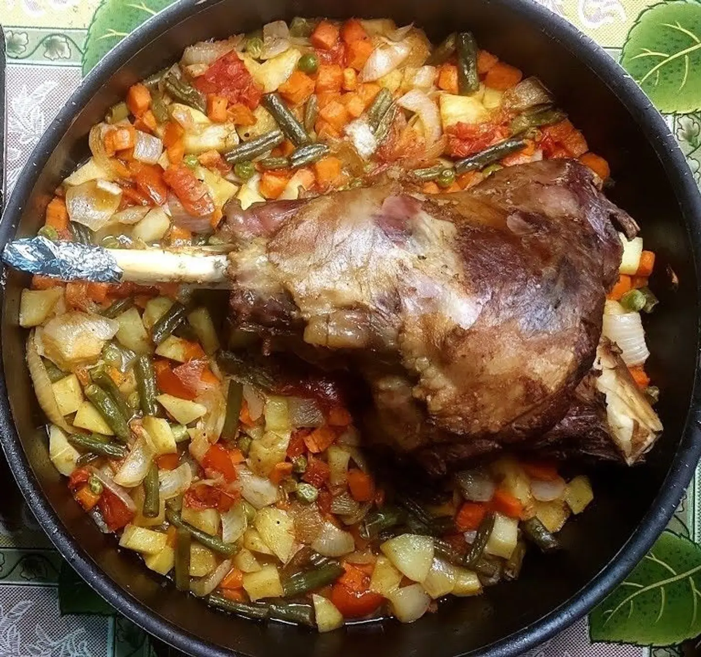 Lamb Shank With Vegetables
