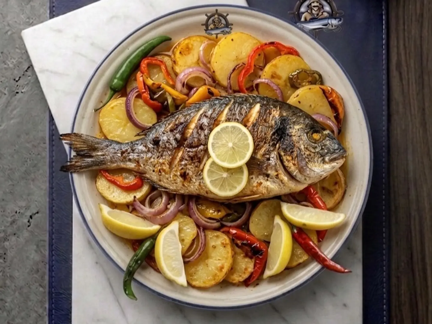 Sea Bream Platter