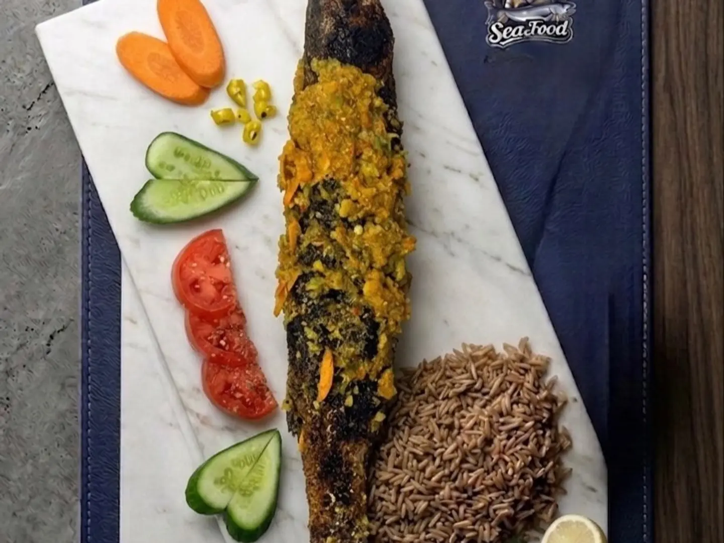 Grilled Bouri Meal