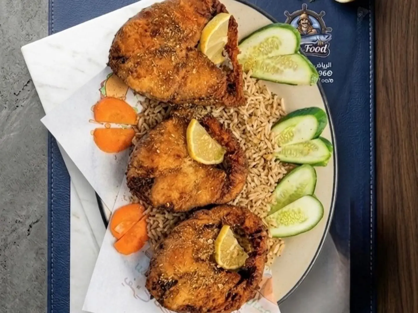 Fried Kingfish Meal