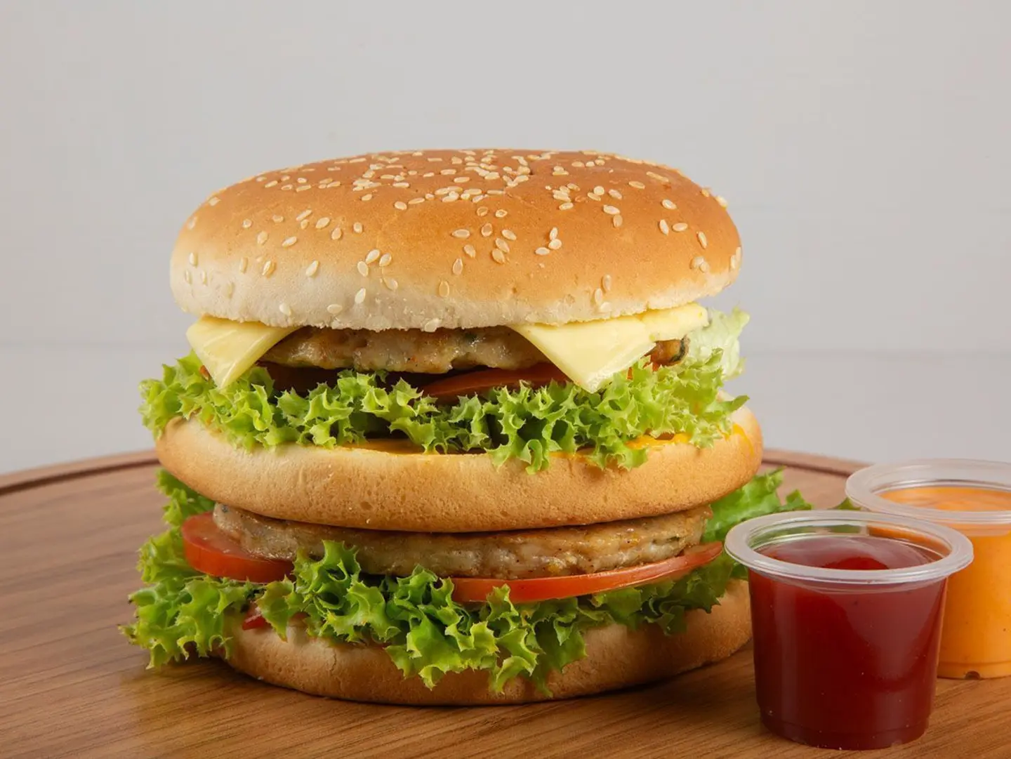 Double Chicken Burger