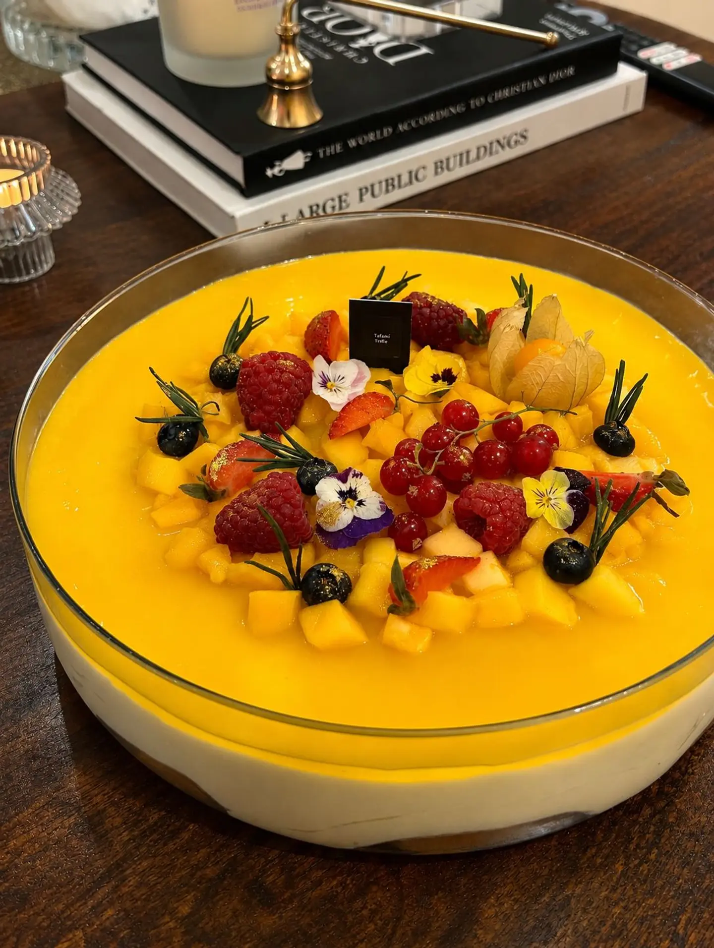 Large Mango Trifle