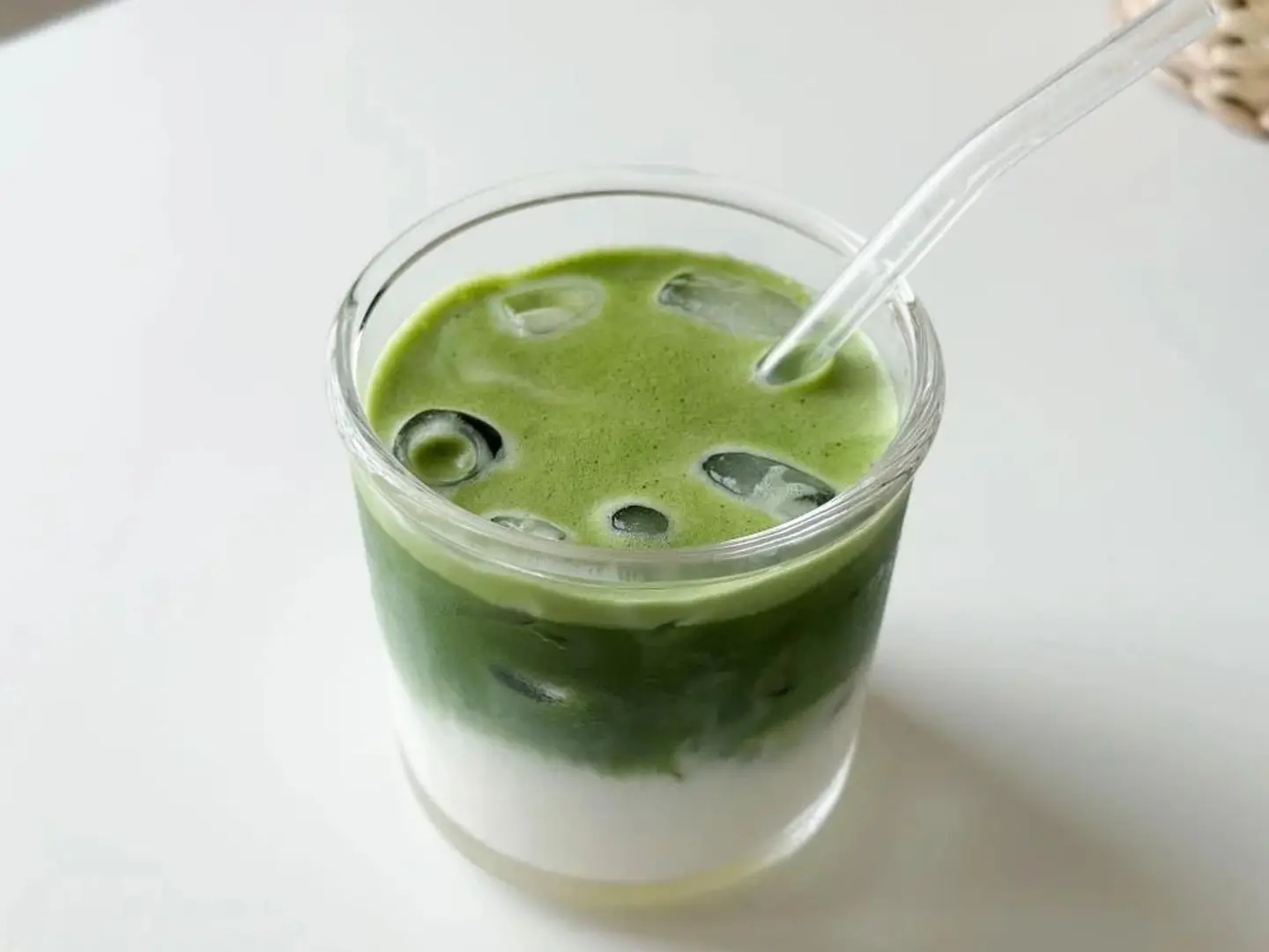 Iced Matcha With Milk