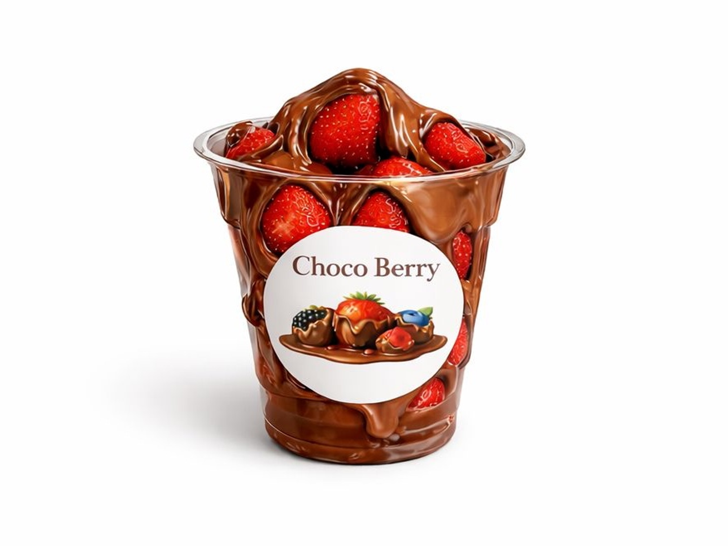 Belgian Chocolate Strawberry Cup