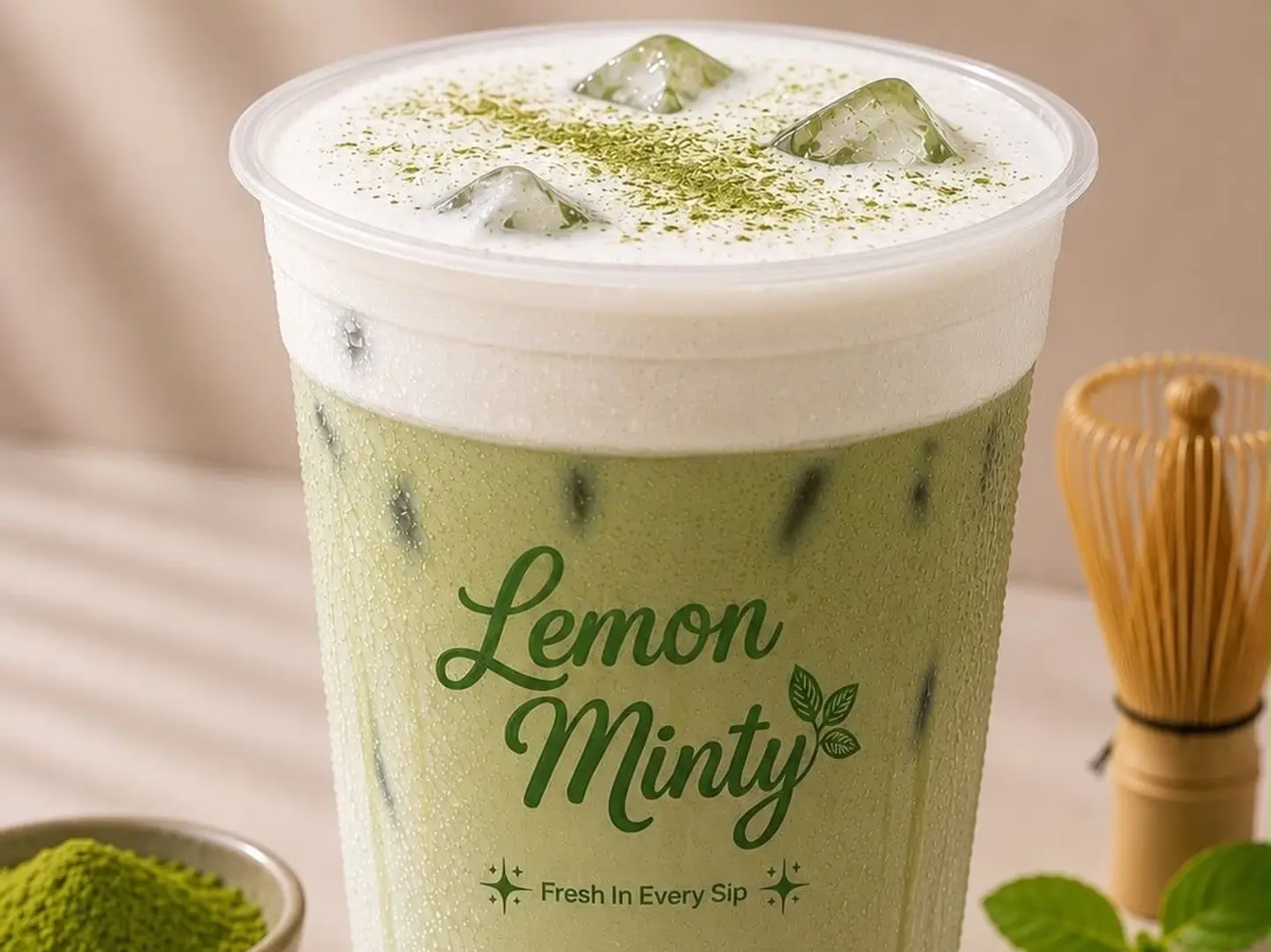 Ice Classic Matcha With Fom