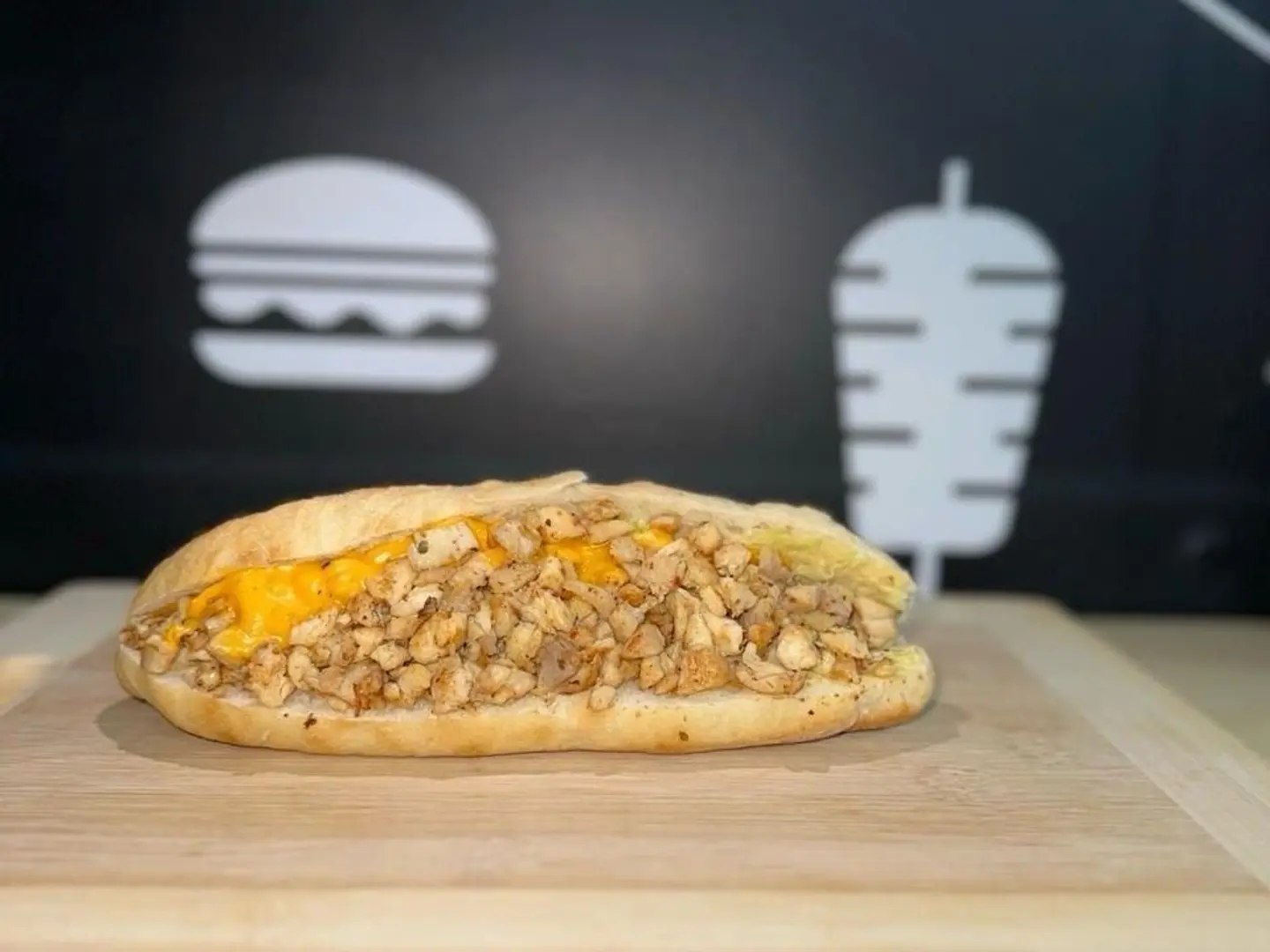 Pulled Chicken Sandwich + Potato And Cheese
