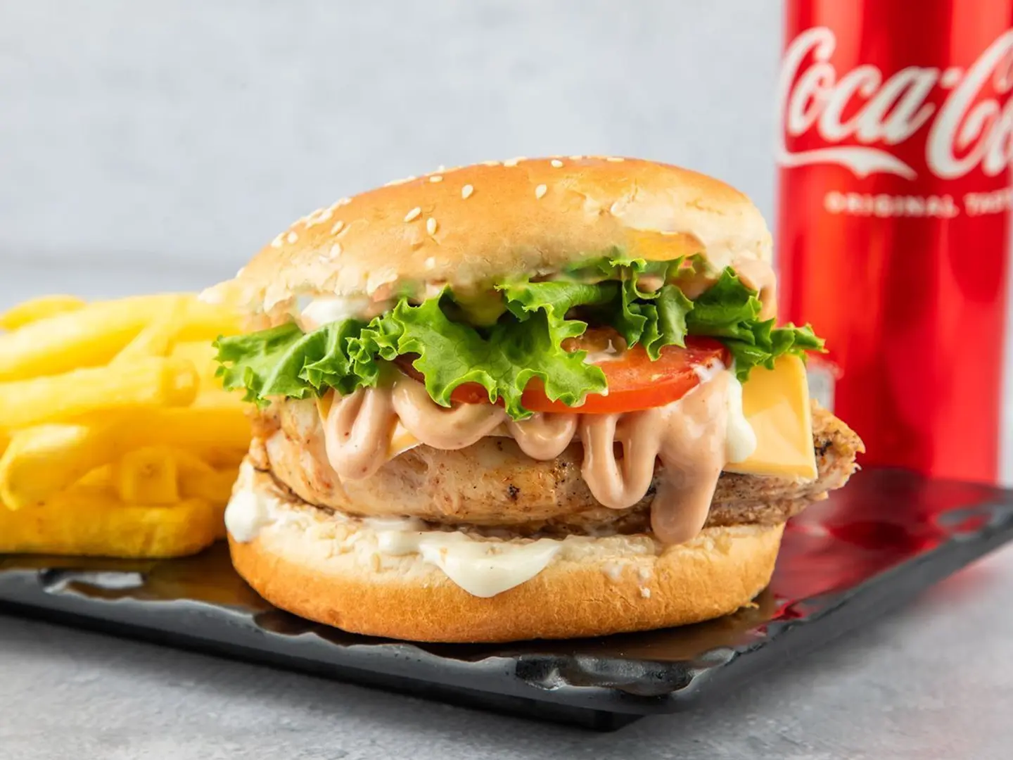 Plain Chicken Burger