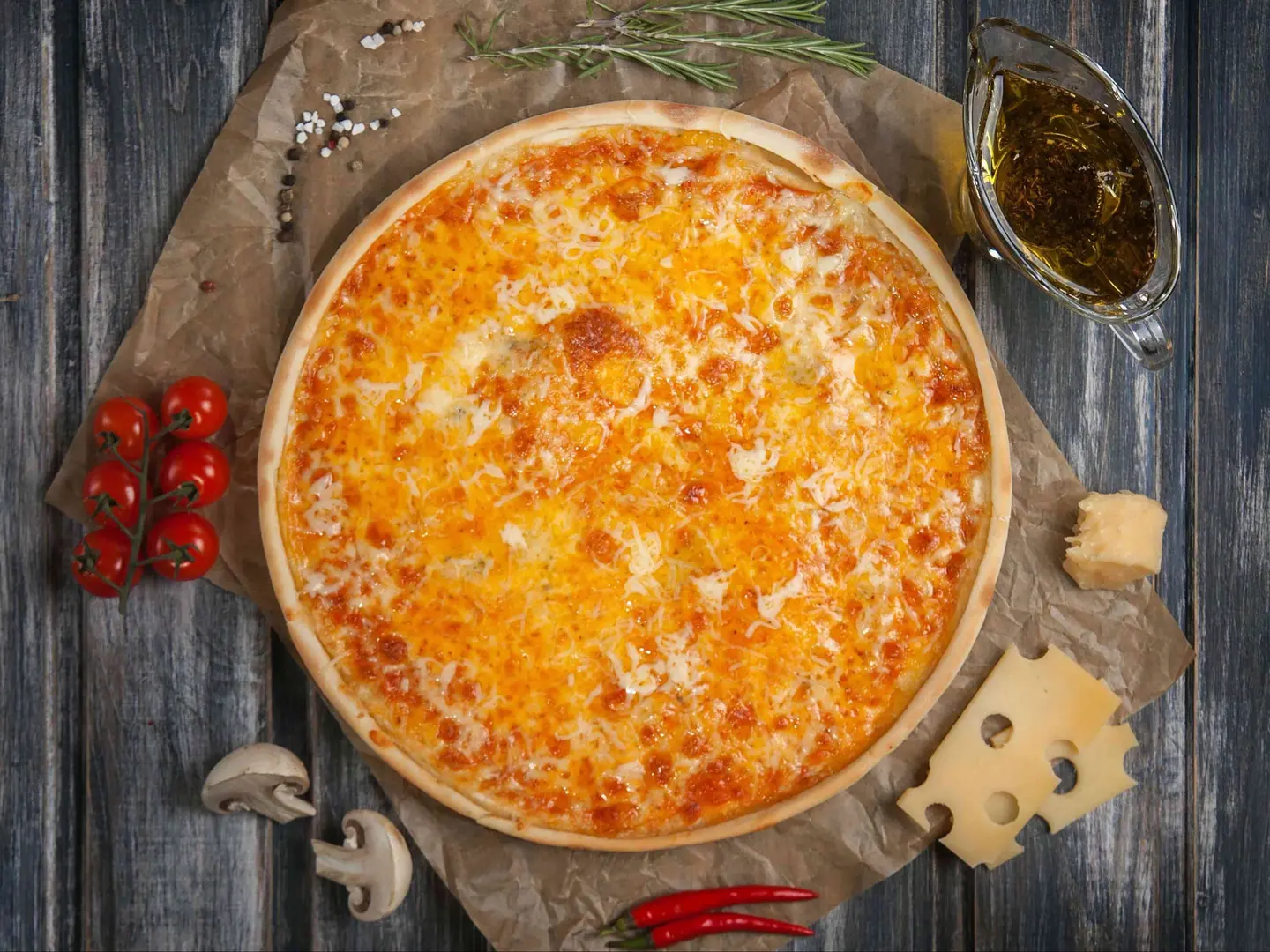 Mixed Cheese Pizza