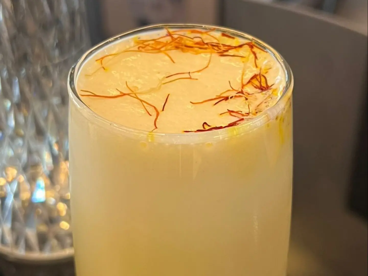 Saffron Almond Milk