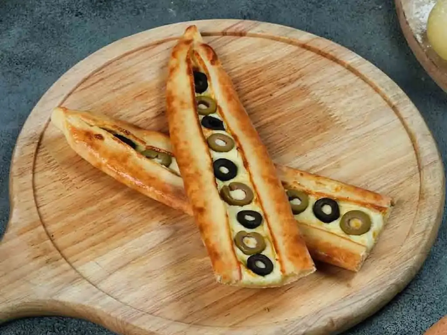 Cheese And Olive Pies