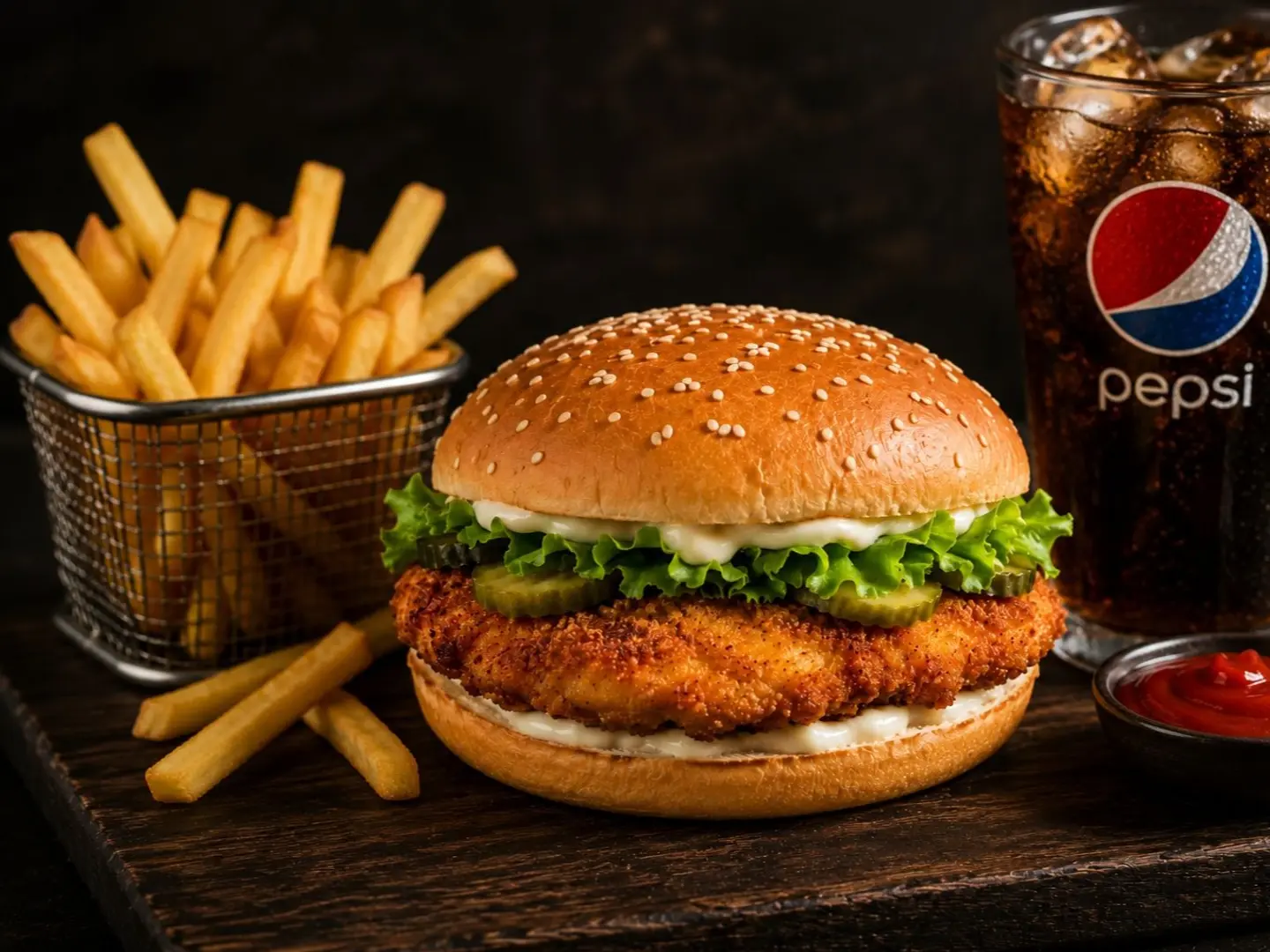 Chicken Burger Meal