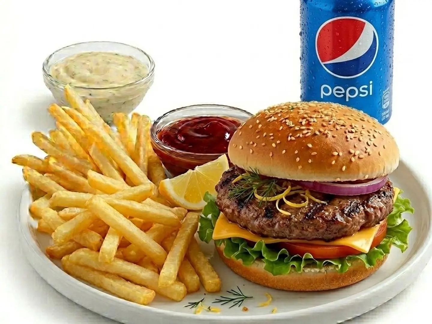 Beef Burger Meal