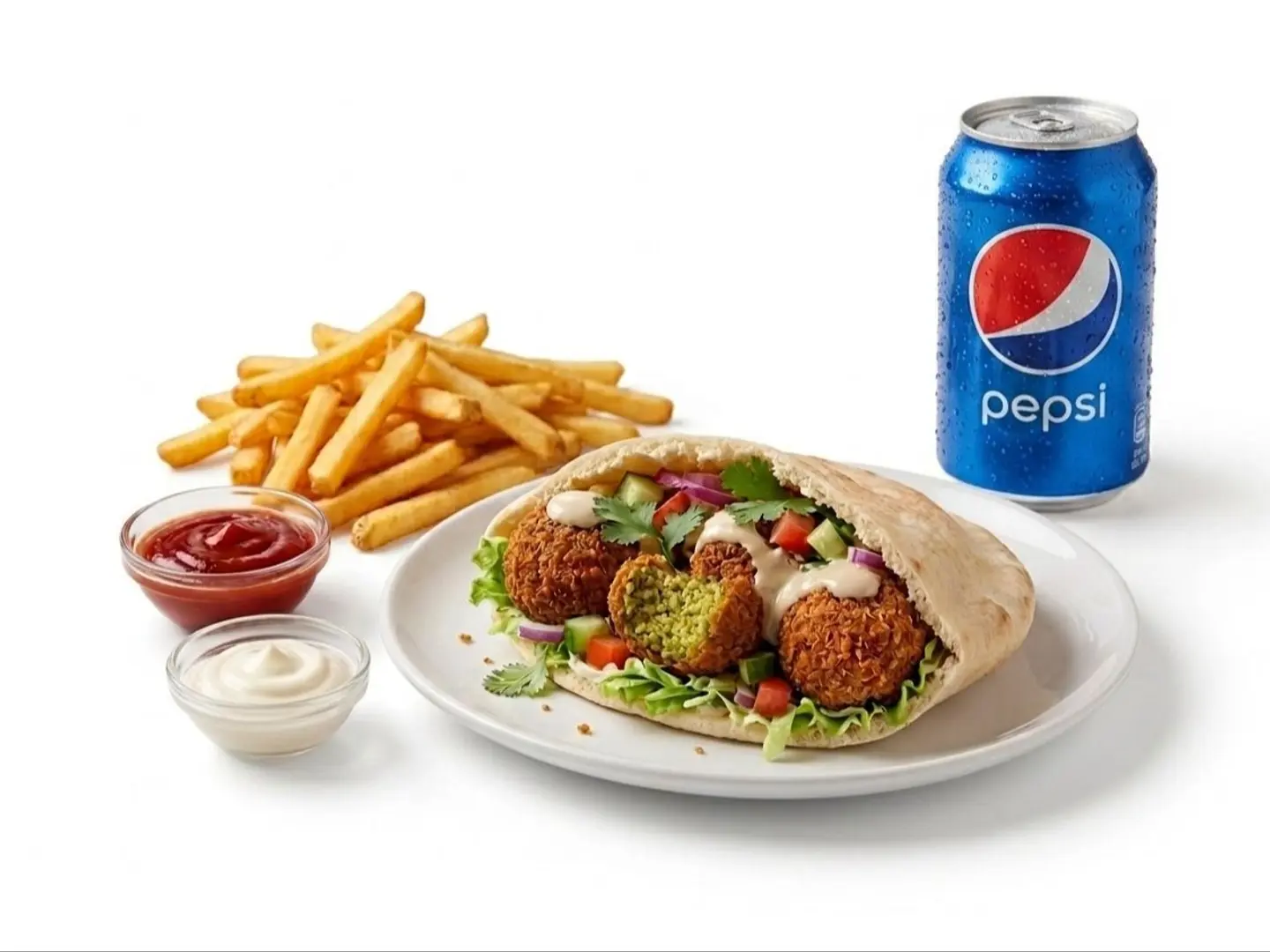 Falafel Sandwich Meal