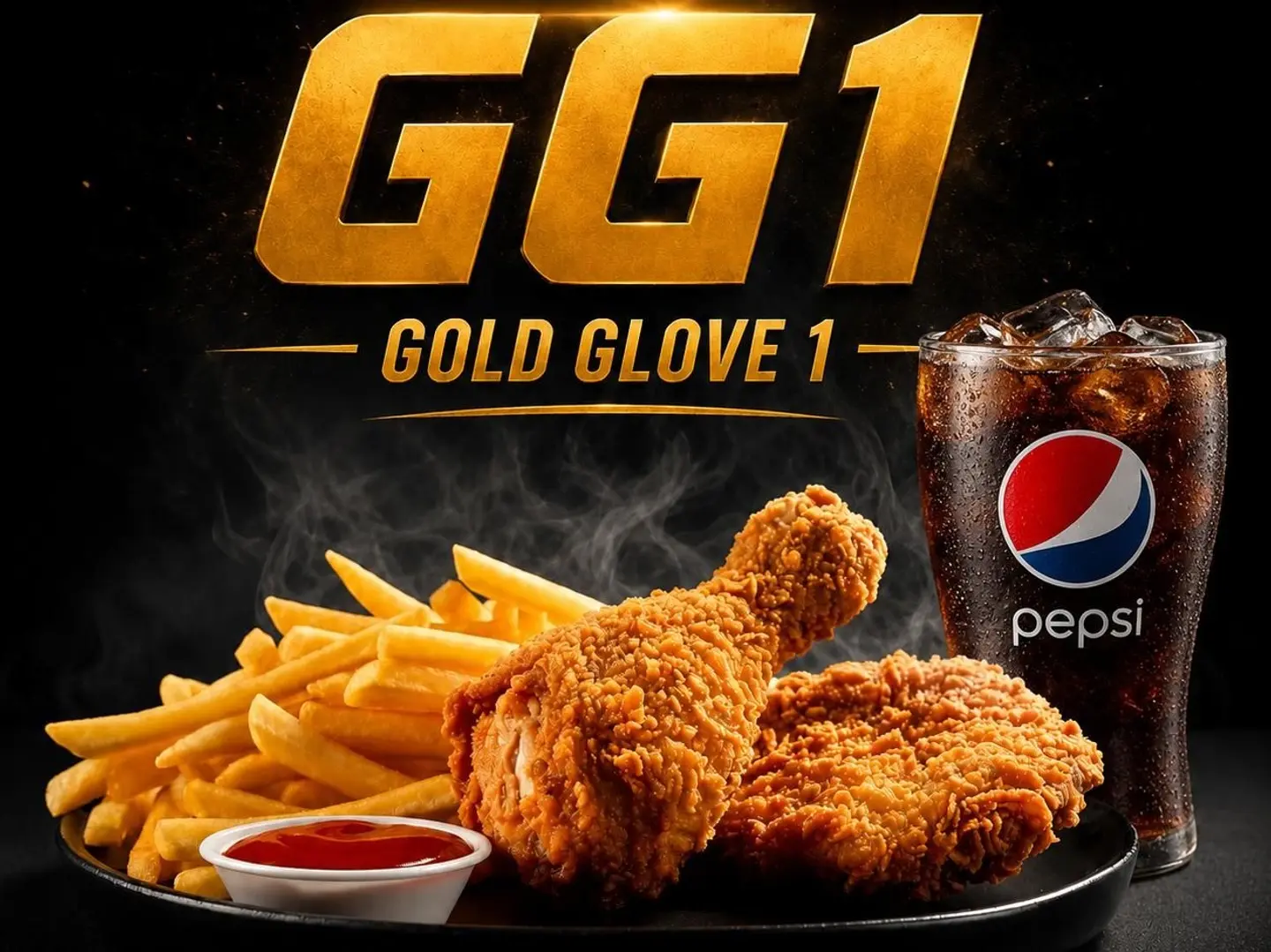 Crispy Broasted Chicken Meal
