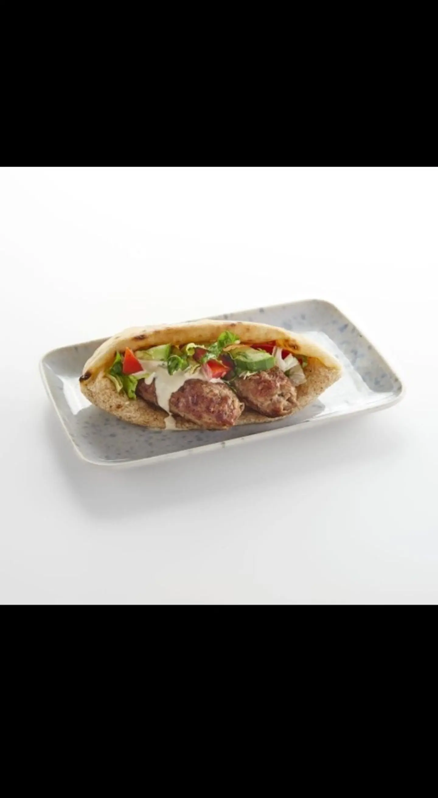 Charcoal Grilled Minced Chicken Kofta Sandwich