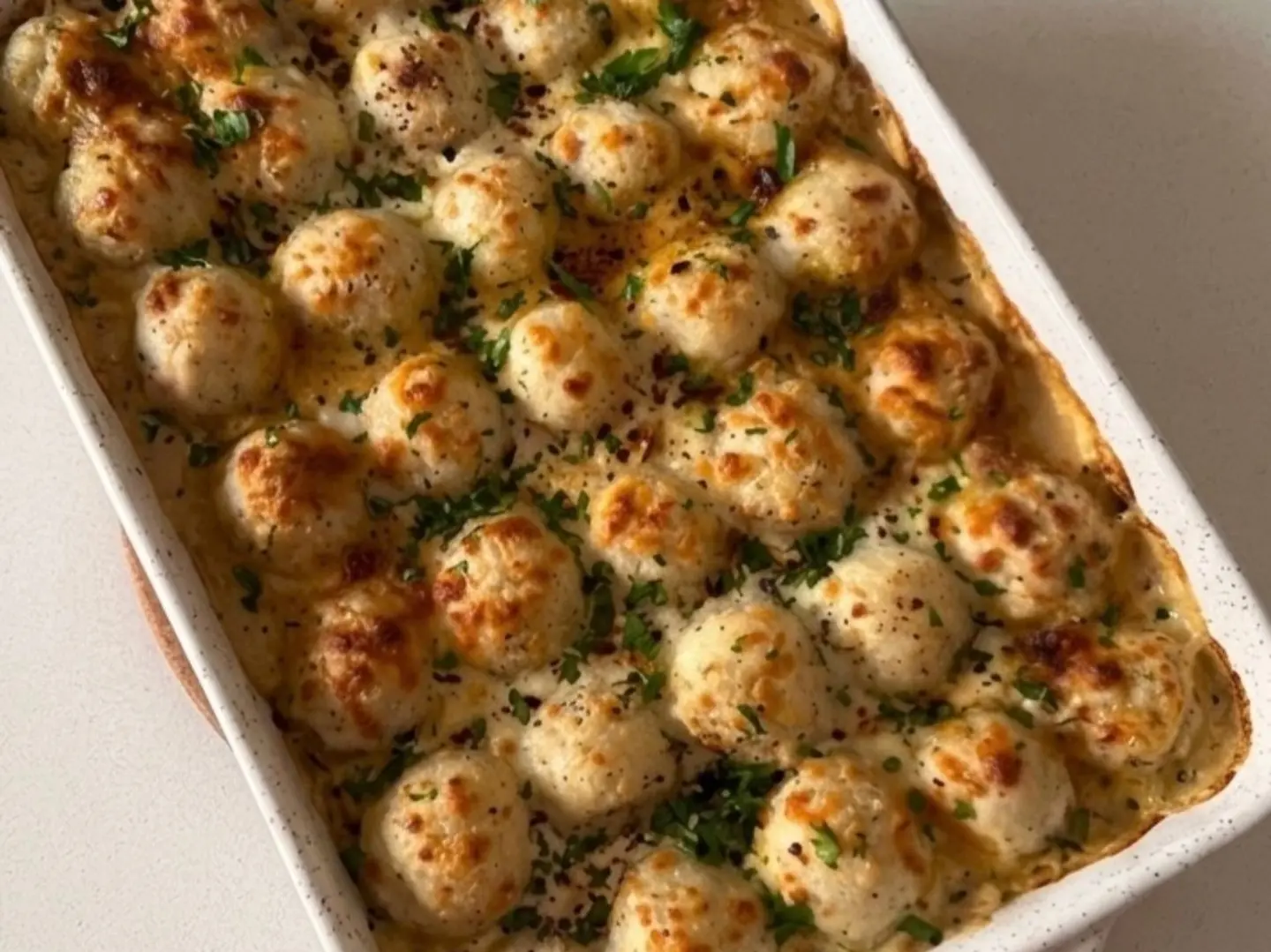 Potato Balls Casserole